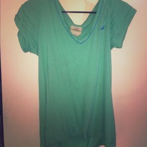 A green Hollister T shirt