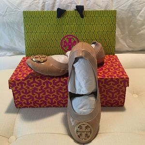 Tory Burch Camellia Pink Ballet Flats