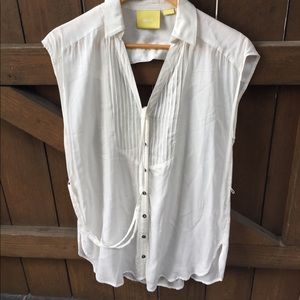 Maeve white blouse