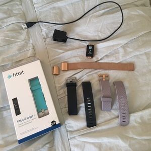 Fitbit Charge HR 2 limited edition- rose gold