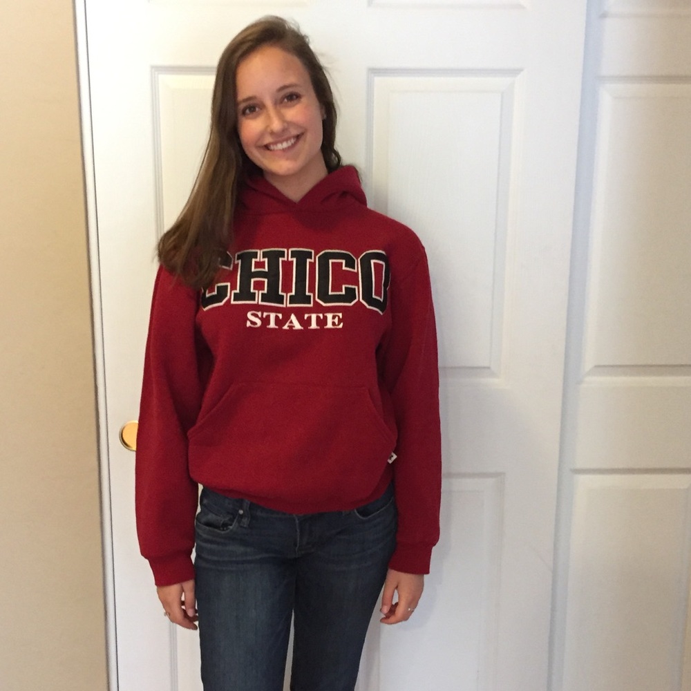 Chico State University official college sweatshirt
