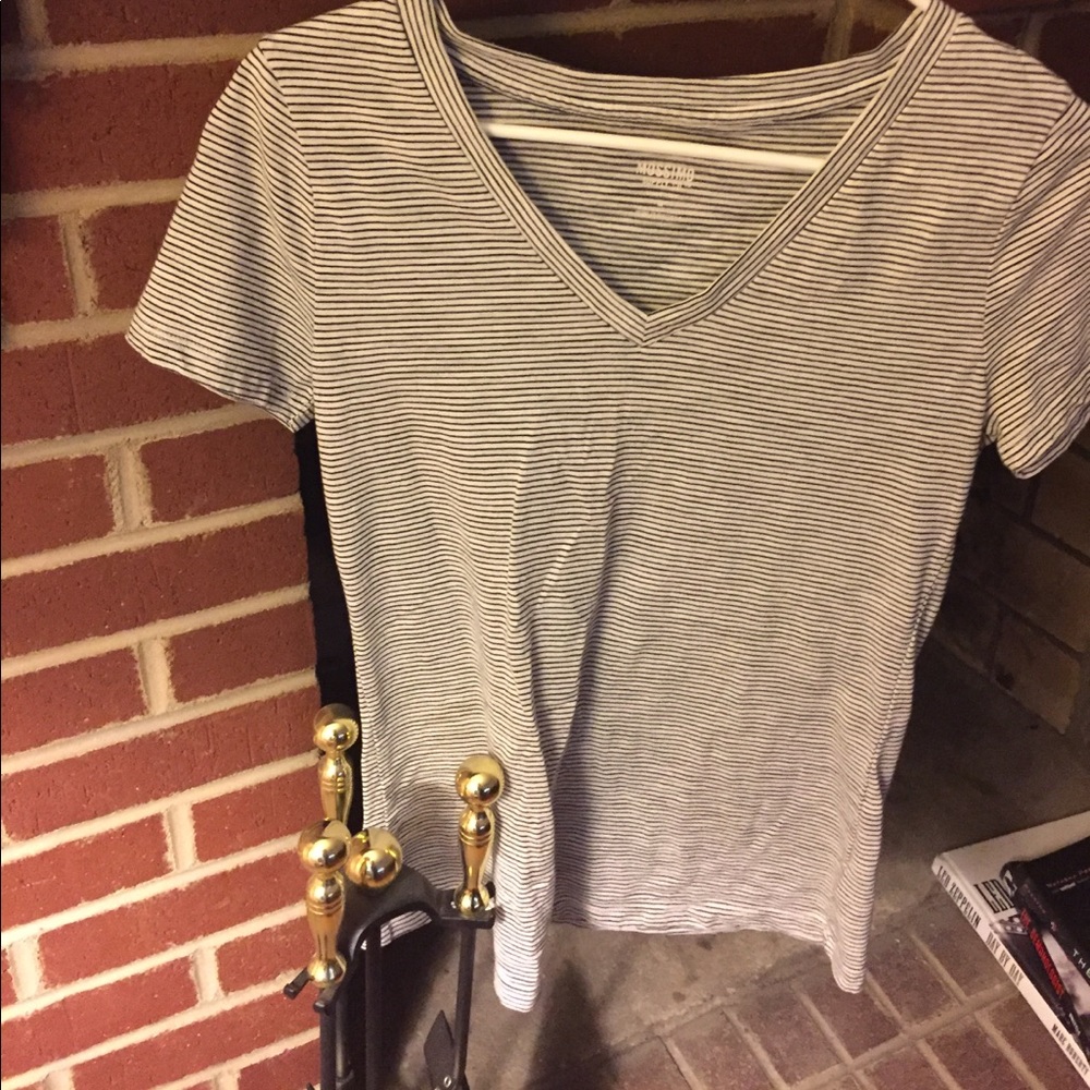 Striped short sleeve tee