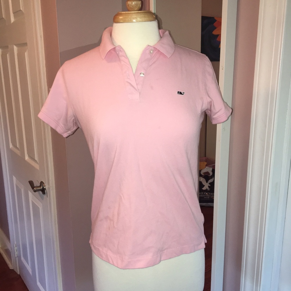 Vineyard Vines pink polo