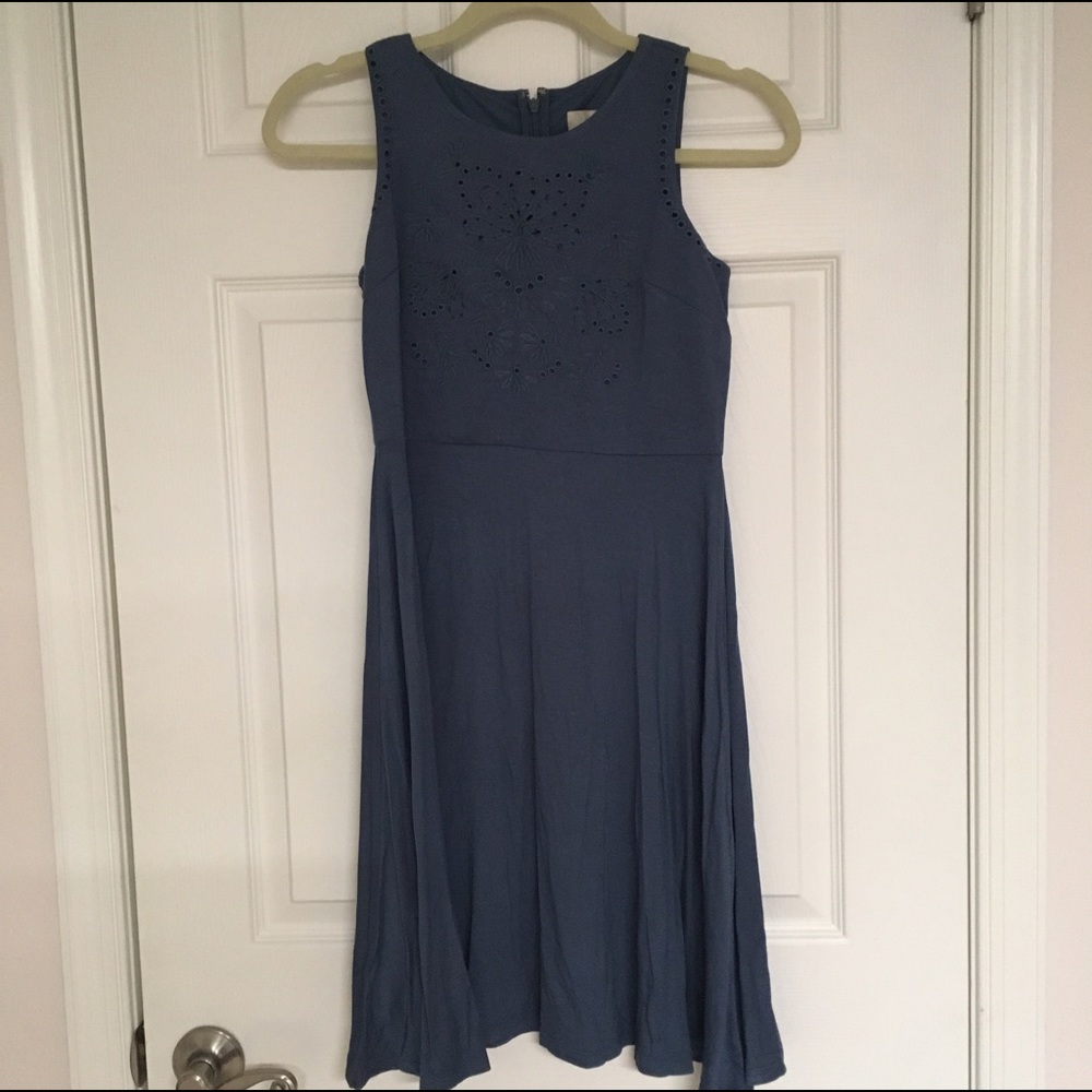NWT Loft light blue dress Petite size 2