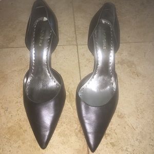 BCBGirls black leather pumps