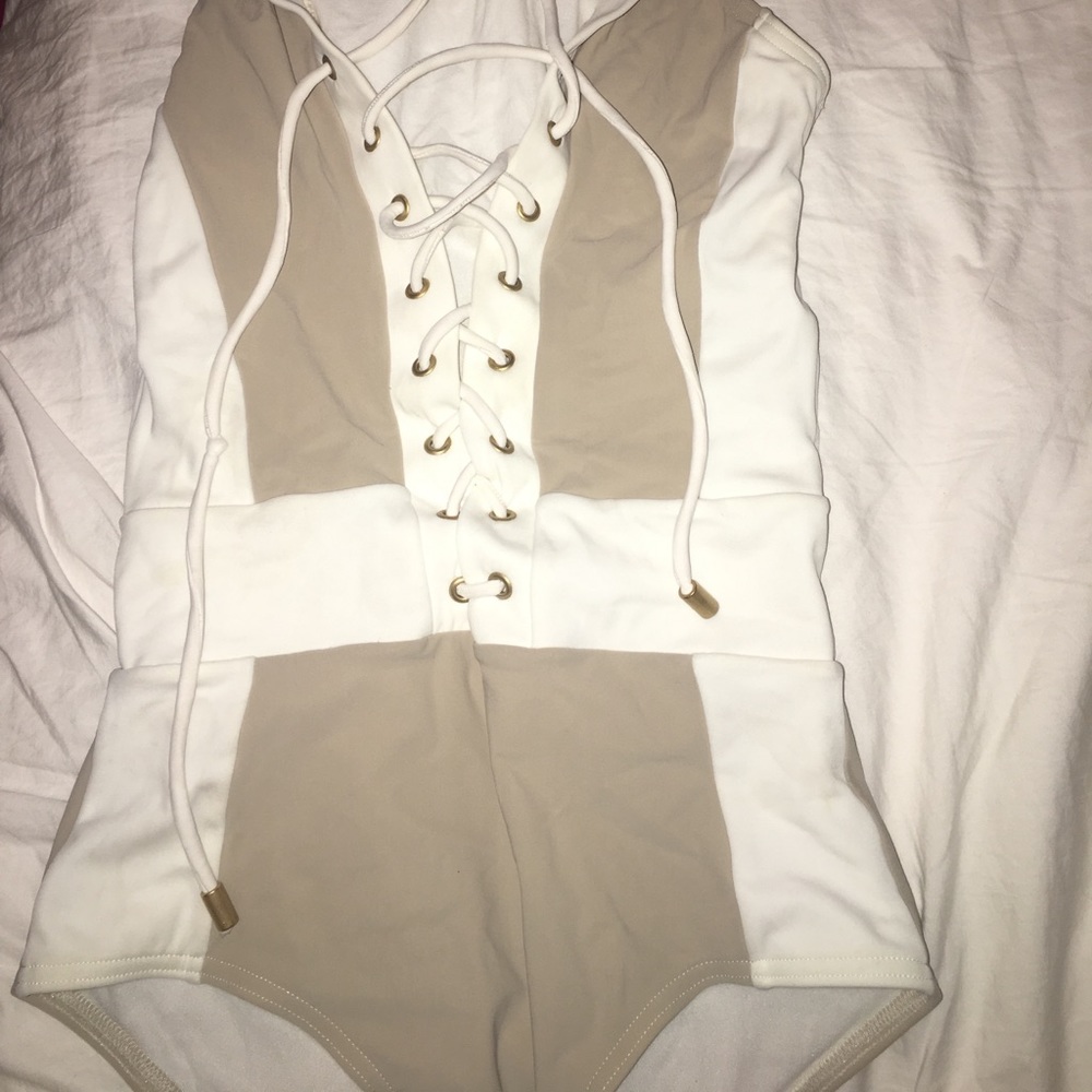 Tommy Hilfiger One Piece Lace Up Bikini