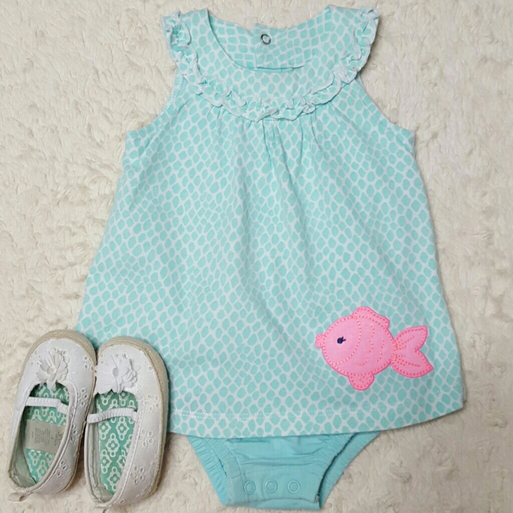Infant girls onesie dress!