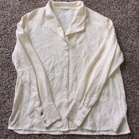 Pure silk vintage blouse - Picture 1 of 4