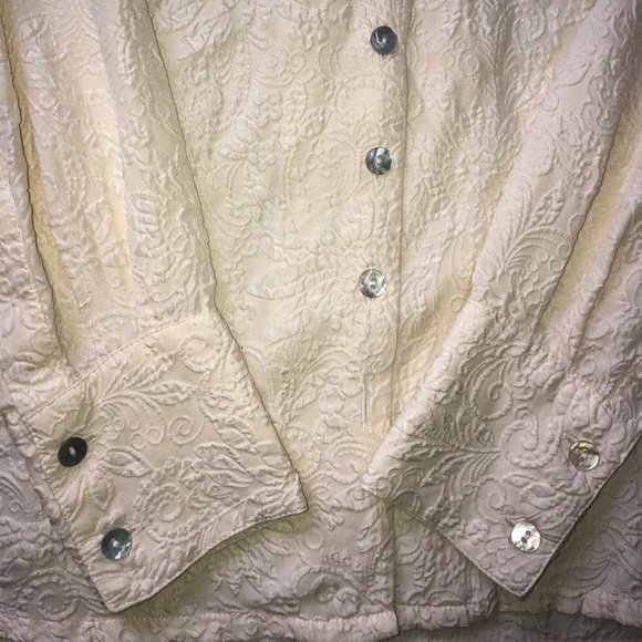 Pure silk vintage blouse - Picture 2 of 4