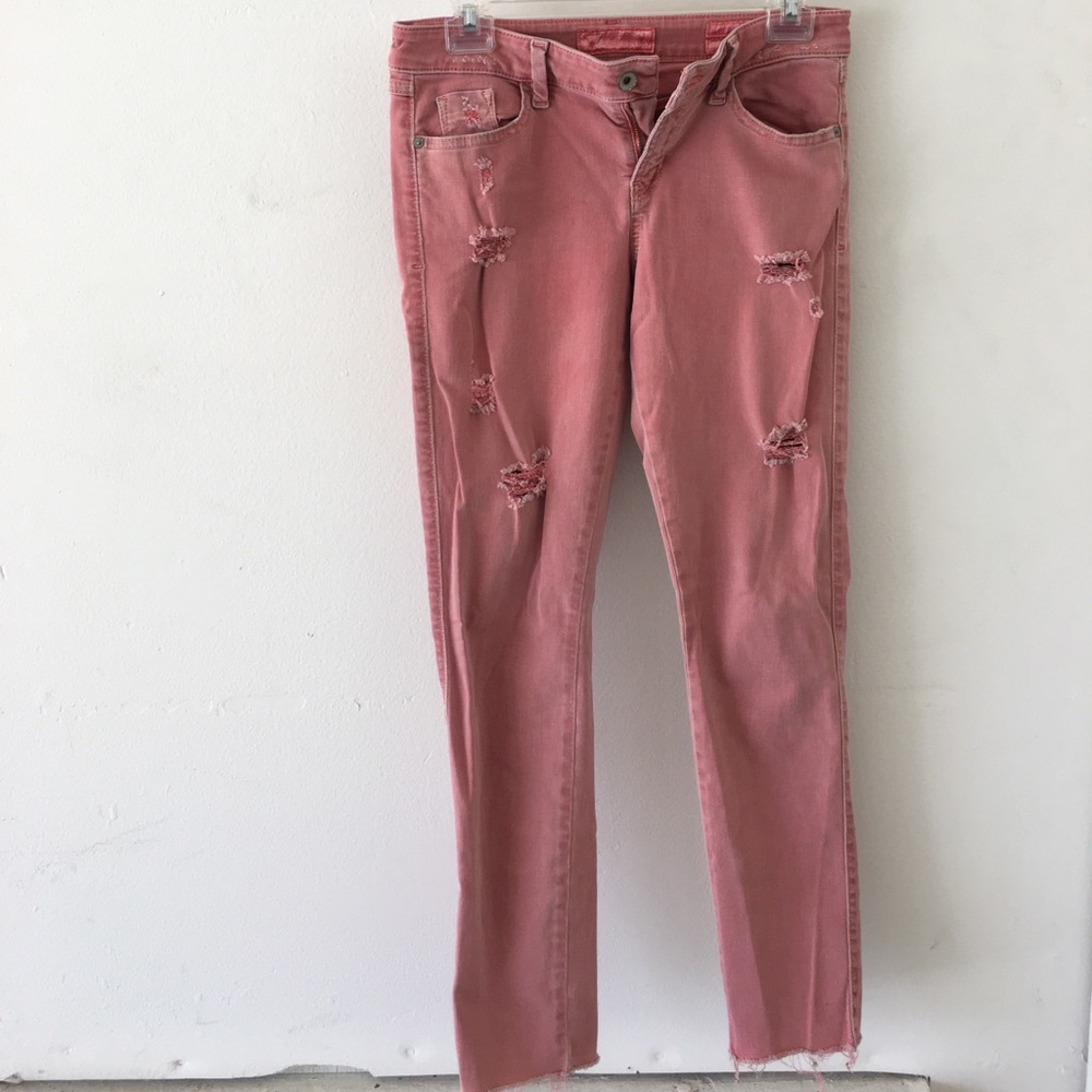 Guess ankle skinny distressed jeans