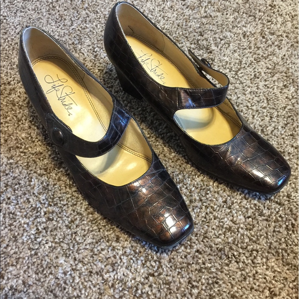 Brown loafers