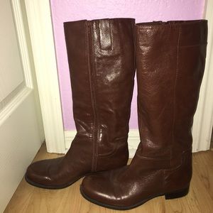 Brown Leather Nine West Boots