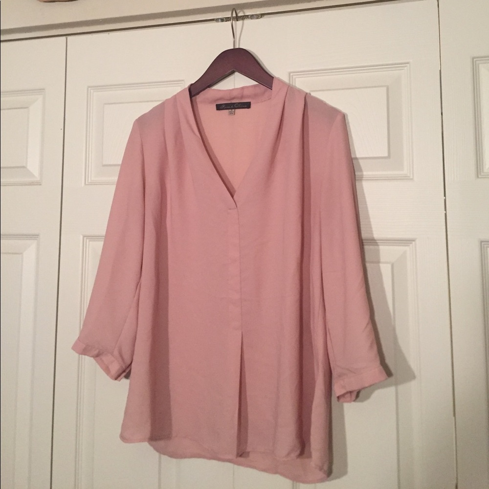 Blush Colored Blouse