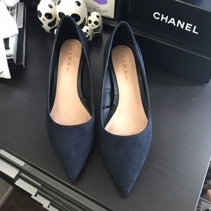 ⛔️SOLD on eBay⛔️ Zara Pointed Toe Block Heels