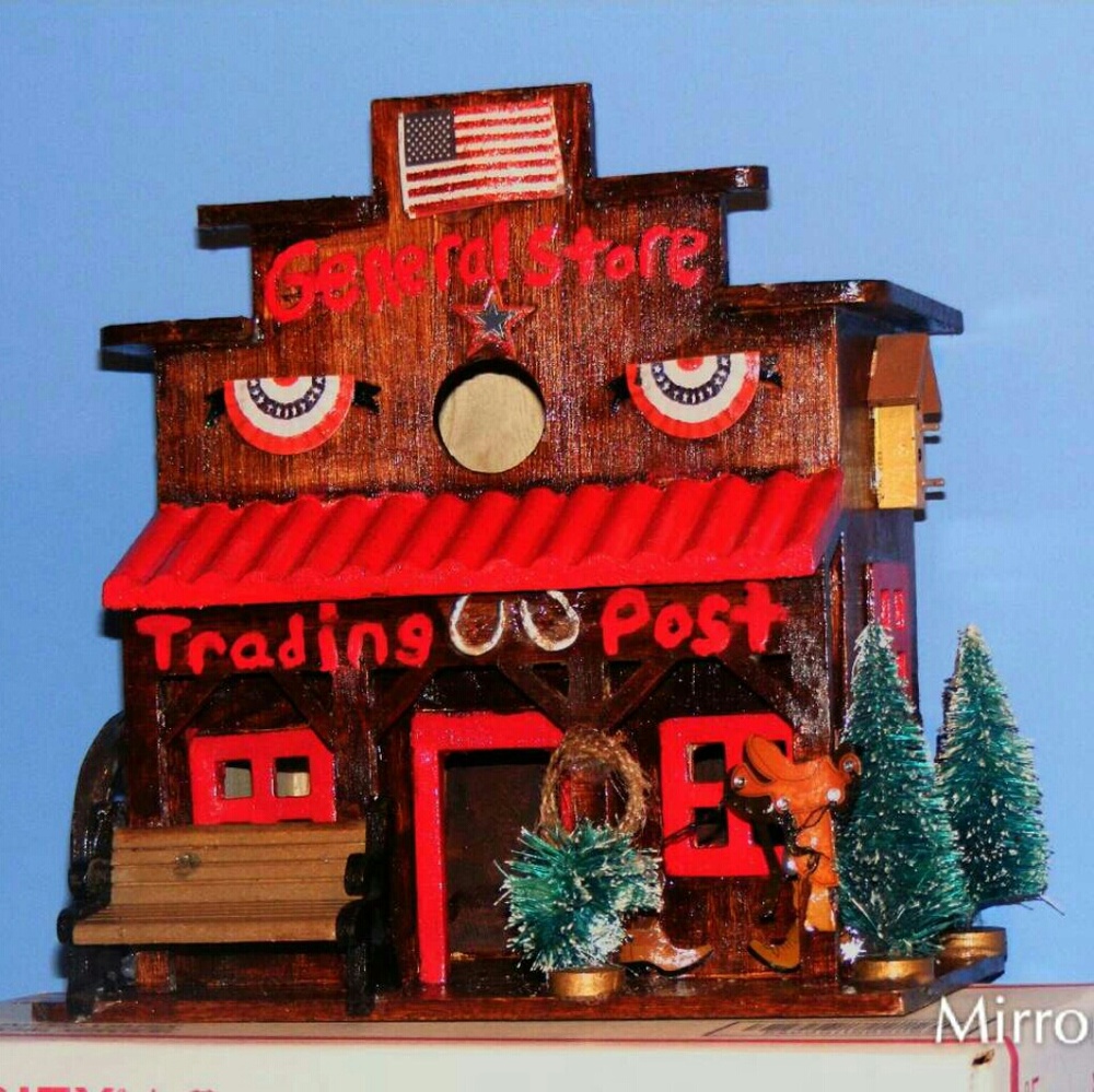General store trading post bird house