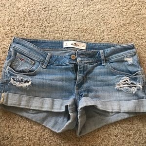 Hollister jean shorts
