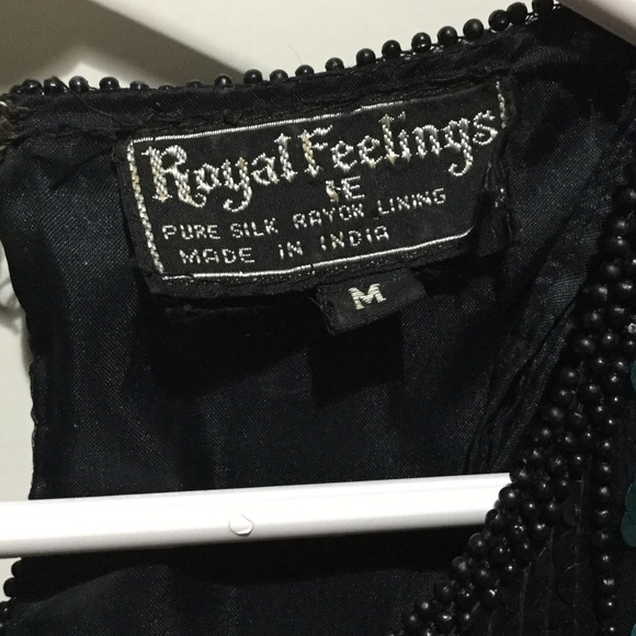 Vintage Sequin Flower Blouse - Picture 5 of 7