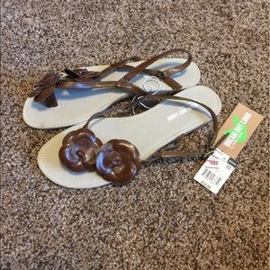 Brown sandals