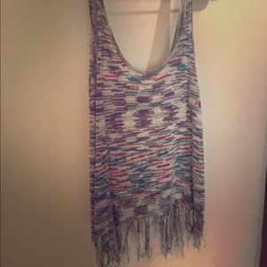 Ron John surf shop crop top muti colored