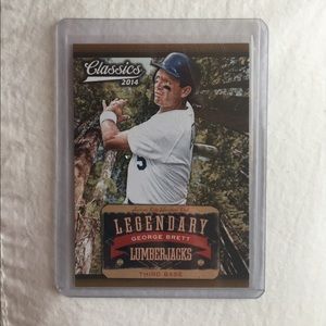 Legendary George Brett Baseball card