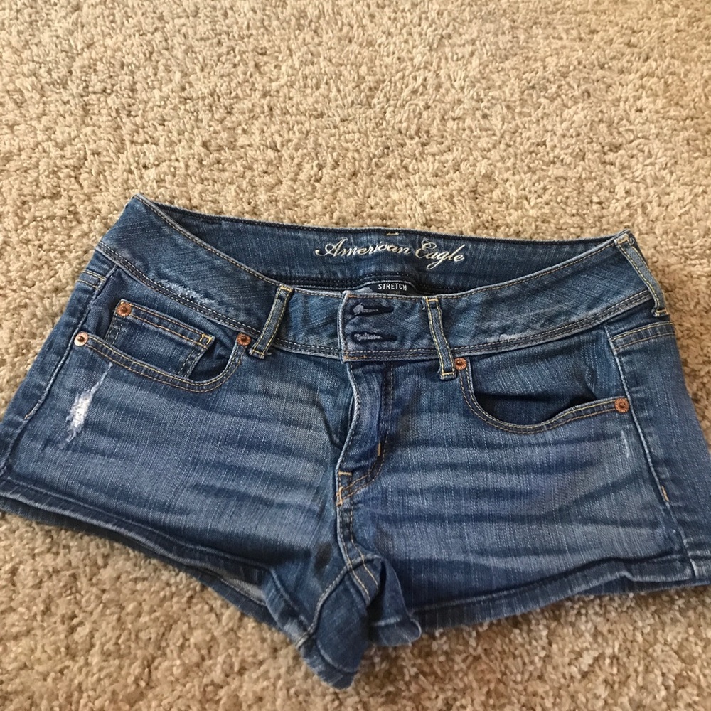 American eagle jean shorts