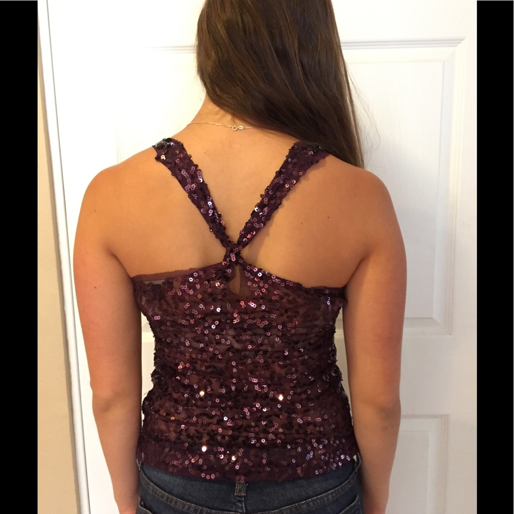 SALE 💗Forever 21 sparkly purple tank top - EUC