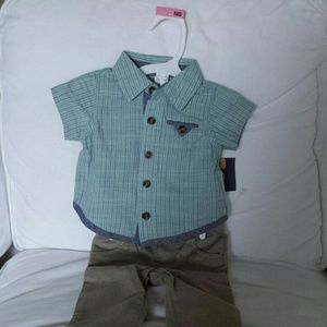Baby boy shirt + pants