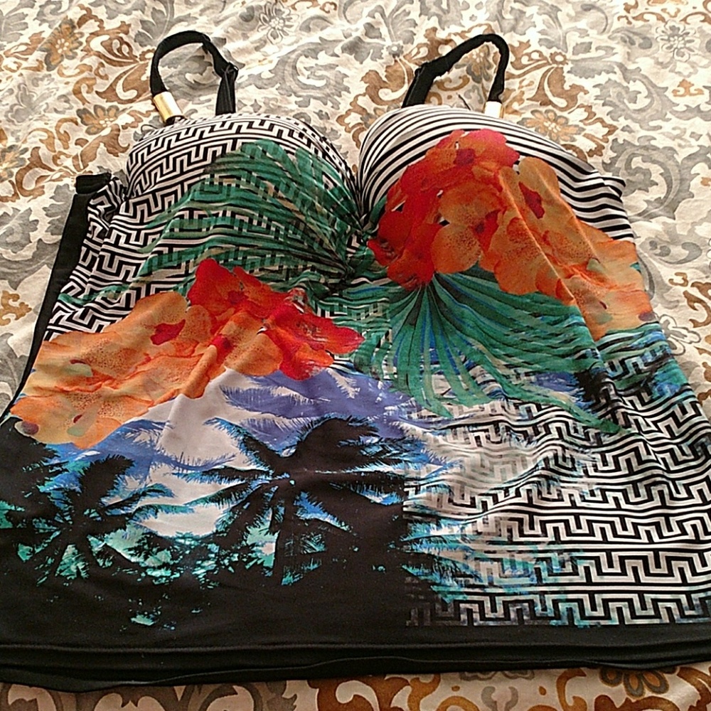 Cacique Tankini Swim Top