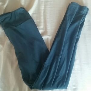 OS Blue Jean Blue Solid LuLaRoe Leggings
