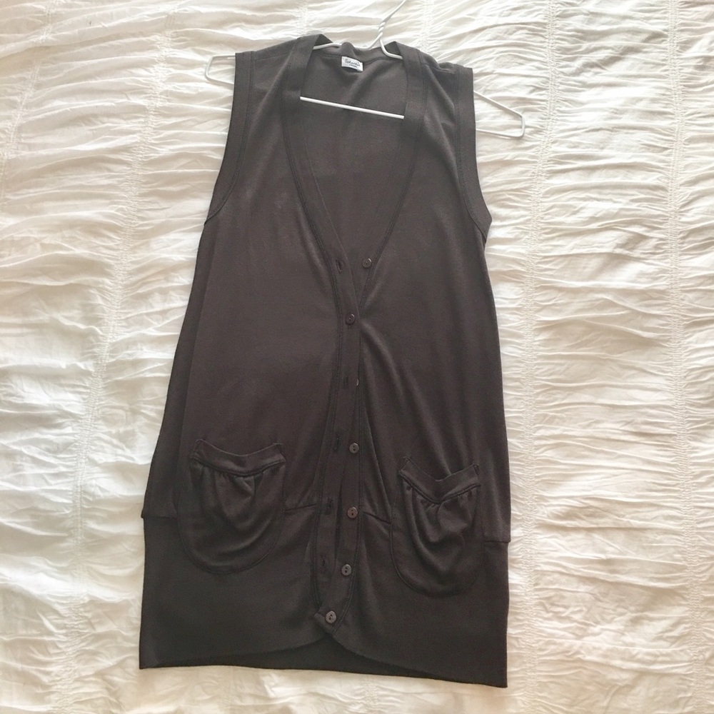 Brown Splendid button up vest - size Medium