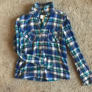 Blue flannel