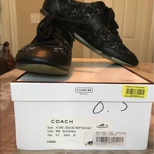Coach tennis shoes