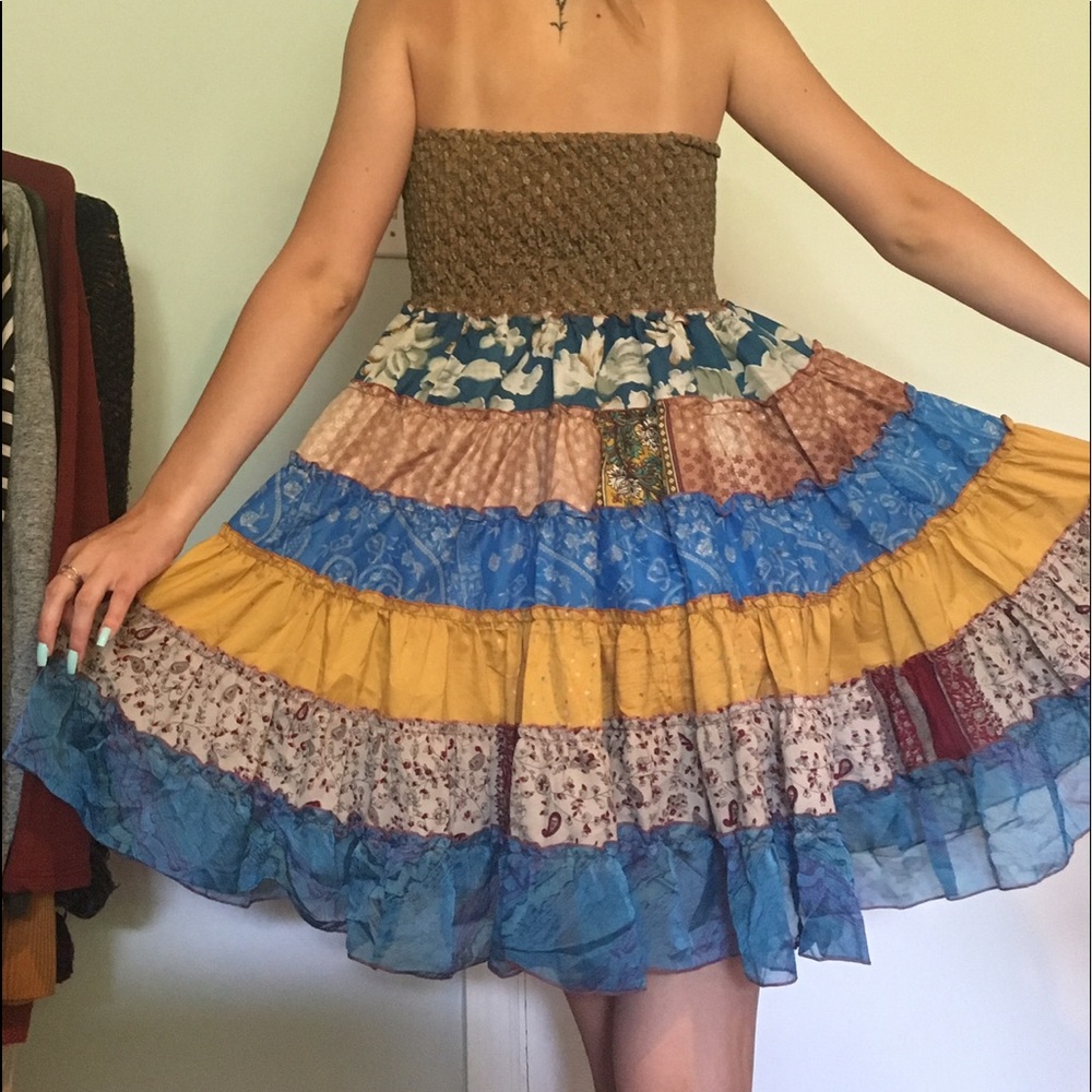 unique strapless dress