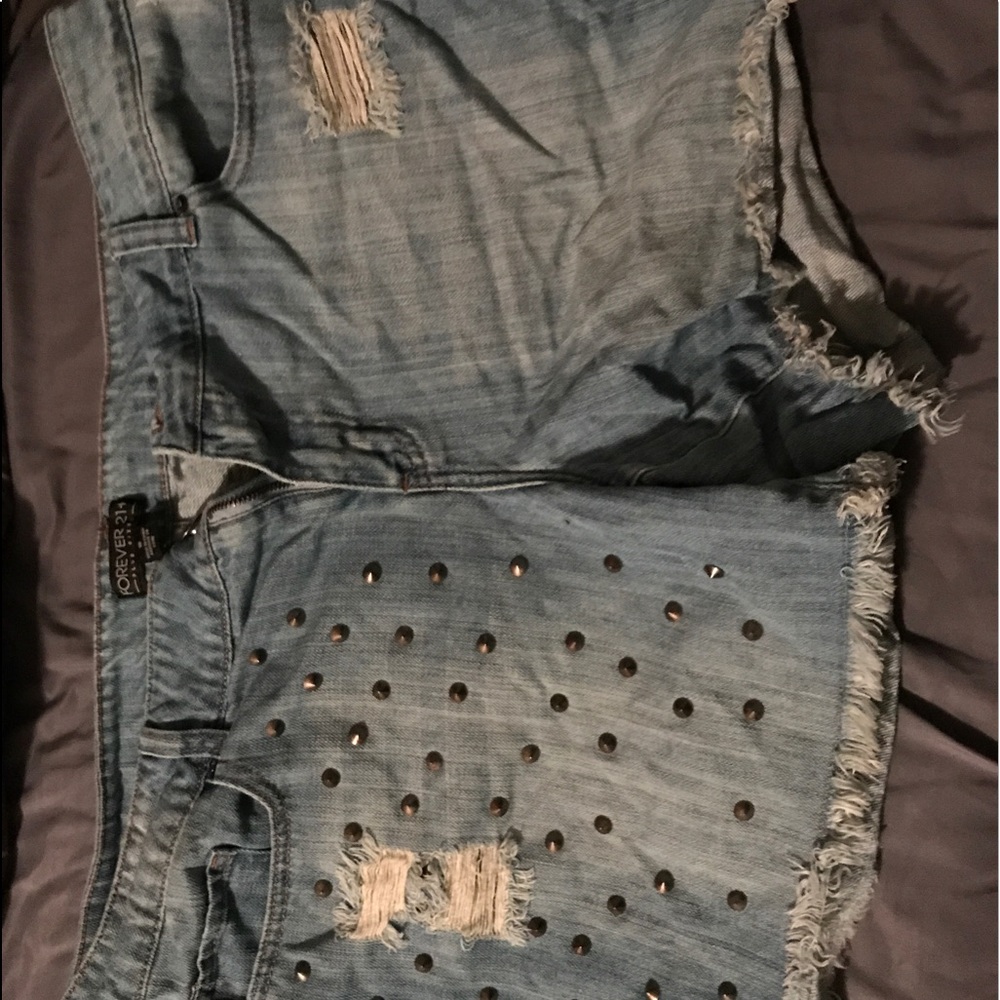 Forever 21 Studded shorts