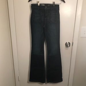 Anthropologie Pilcro wide leg blue jeans