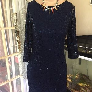 Blue sparkles dress