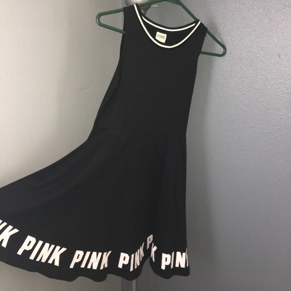 Black, skater skirt dress