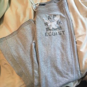 Gray American eagle sweats