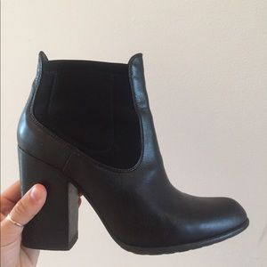 Stuart Weitzman Black 50/50 Ankle Booties