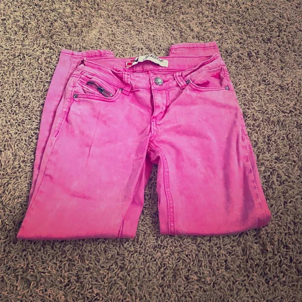 Pink jeans