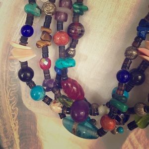 Tribal Handbeaded Stunner Necklace!
