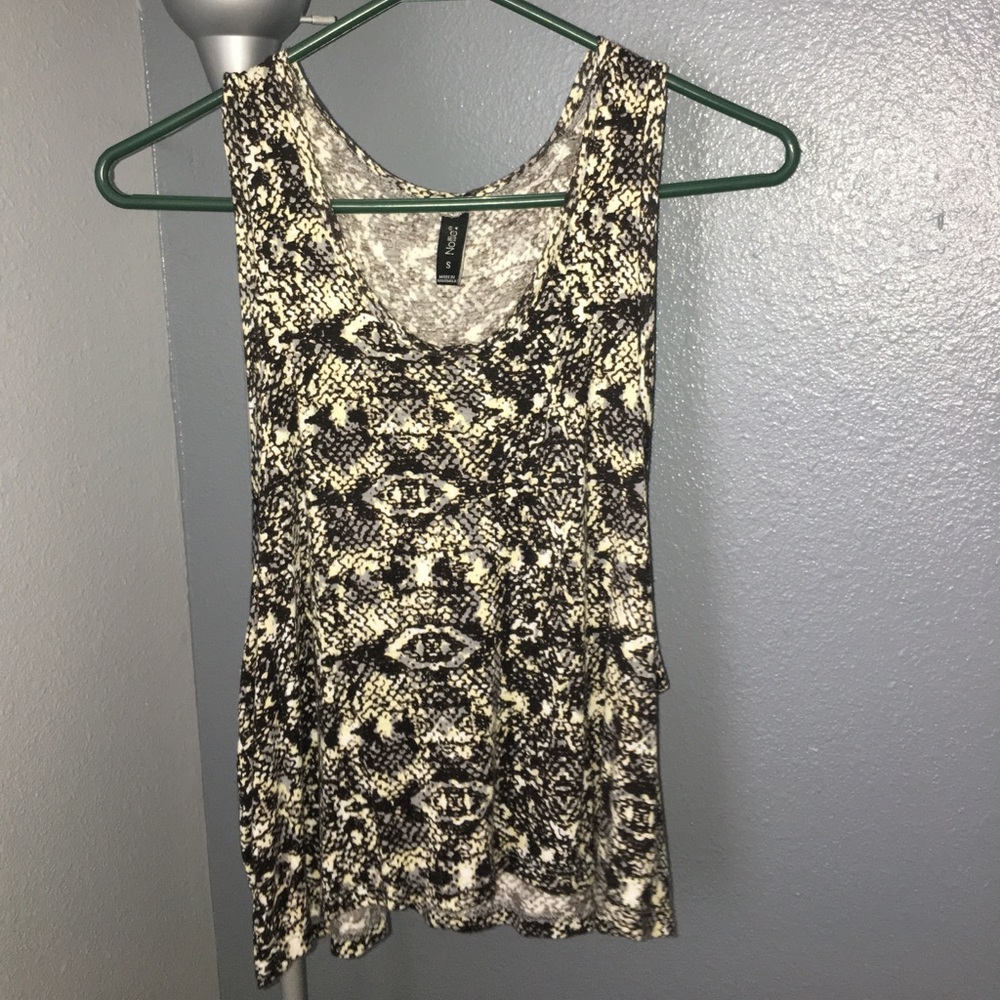 Snake skin muscle tank