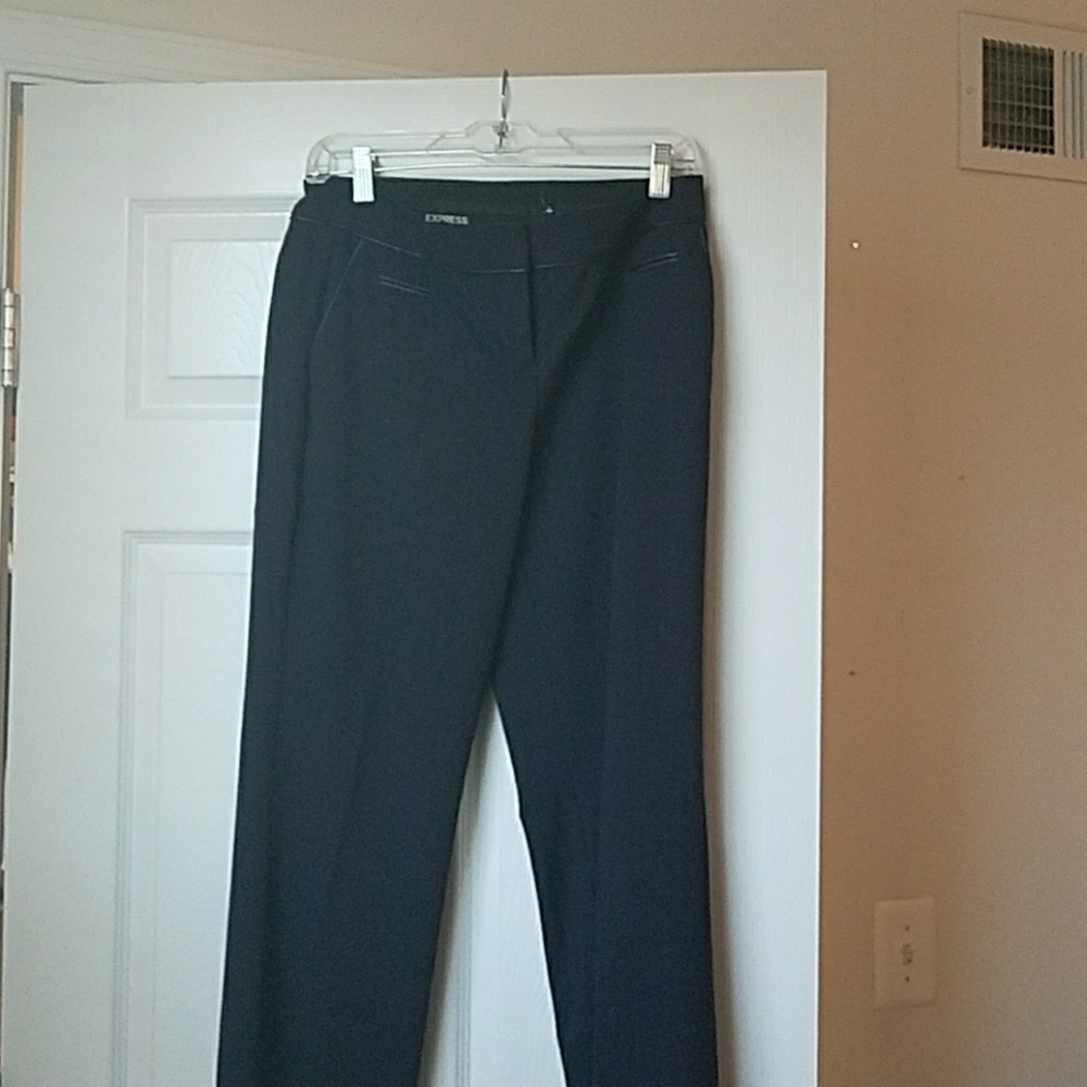 Express dress pants, dark blue