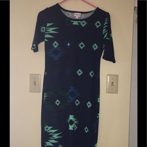 Lularoe Julia Aztec dress ss xs