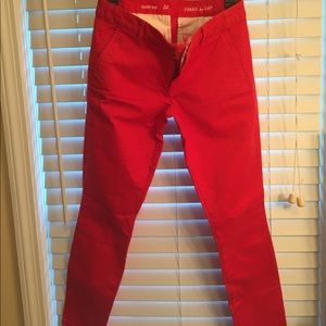 Gap red khakis - never worn