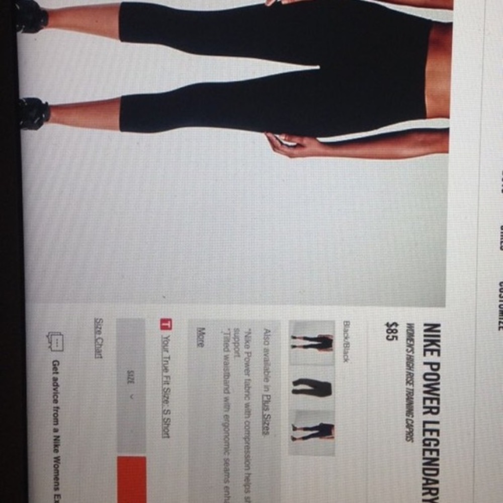 BNWOT Nike Power Legendary leggings XS
