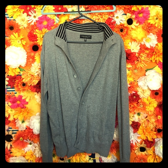 Men's grey gray sweater - Picture 1 of 3