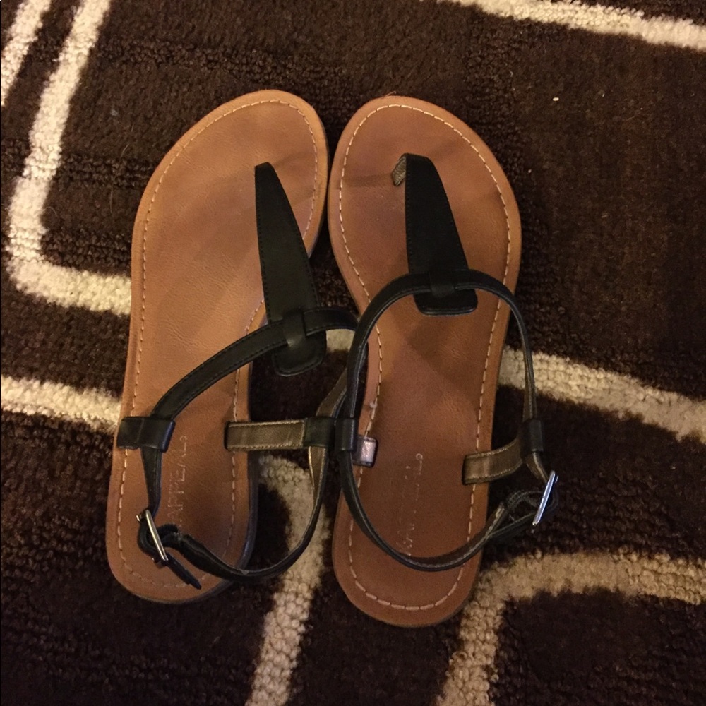 Black sandals