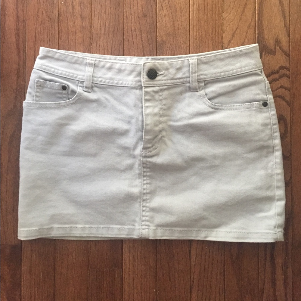 H&M Gray Jean Skirt