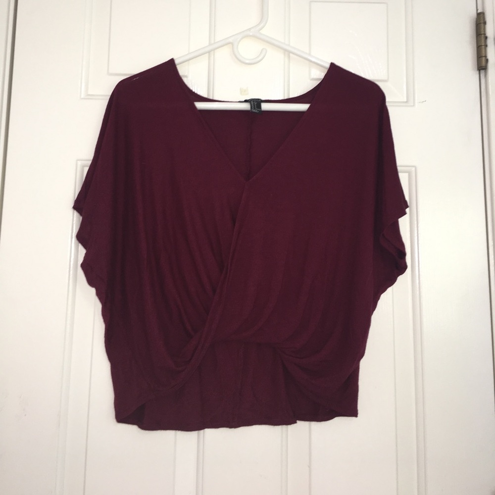 Maroon shirt from Forver 21